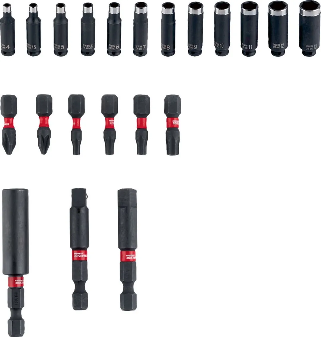 Parkside Performance Slagsleutelset 21-delig - Metrisch 4-13mm - afbeelding 4 van 6