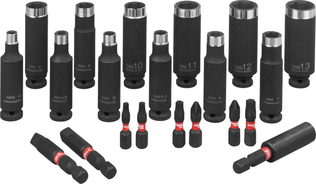 Parkside Performance Slagsleutelset 21-delig - Metrisch 4-13mm - afbeelding 5 van 6