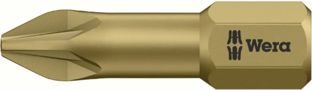 Wera PZ2 Bit Pozidriv 25mm 1/4" - 1 Stuk