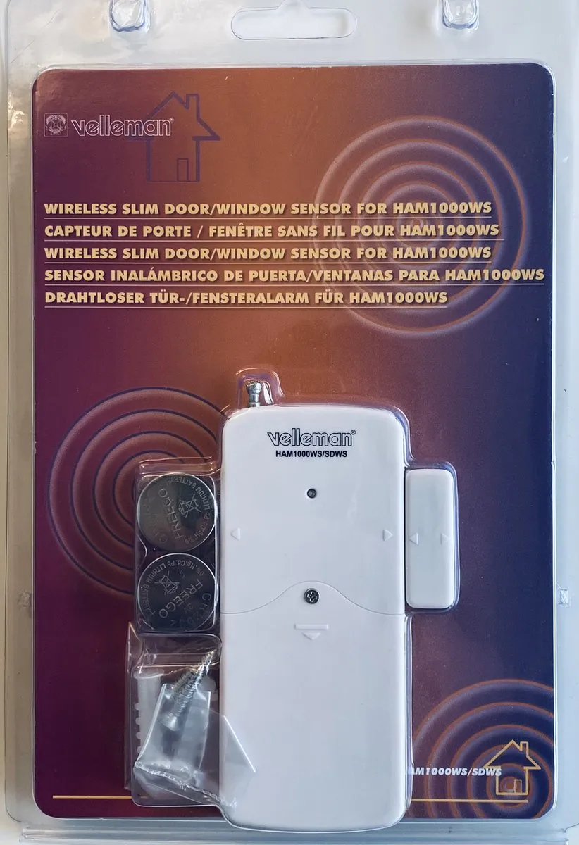 Velleman HAM1000WS/SDWS Draadloze Deur-/Raamsensor