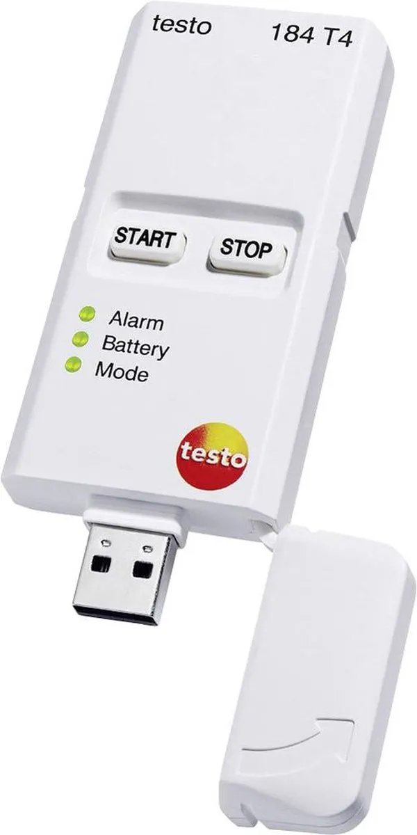 Testo 184 T4 Temperatuur Datalogger -80 tot +70°C