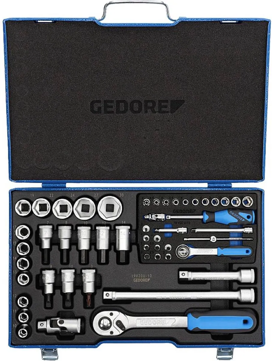 Gedore 6157490 Dopsleutelset 50-delig - afbeelding 6 van 6