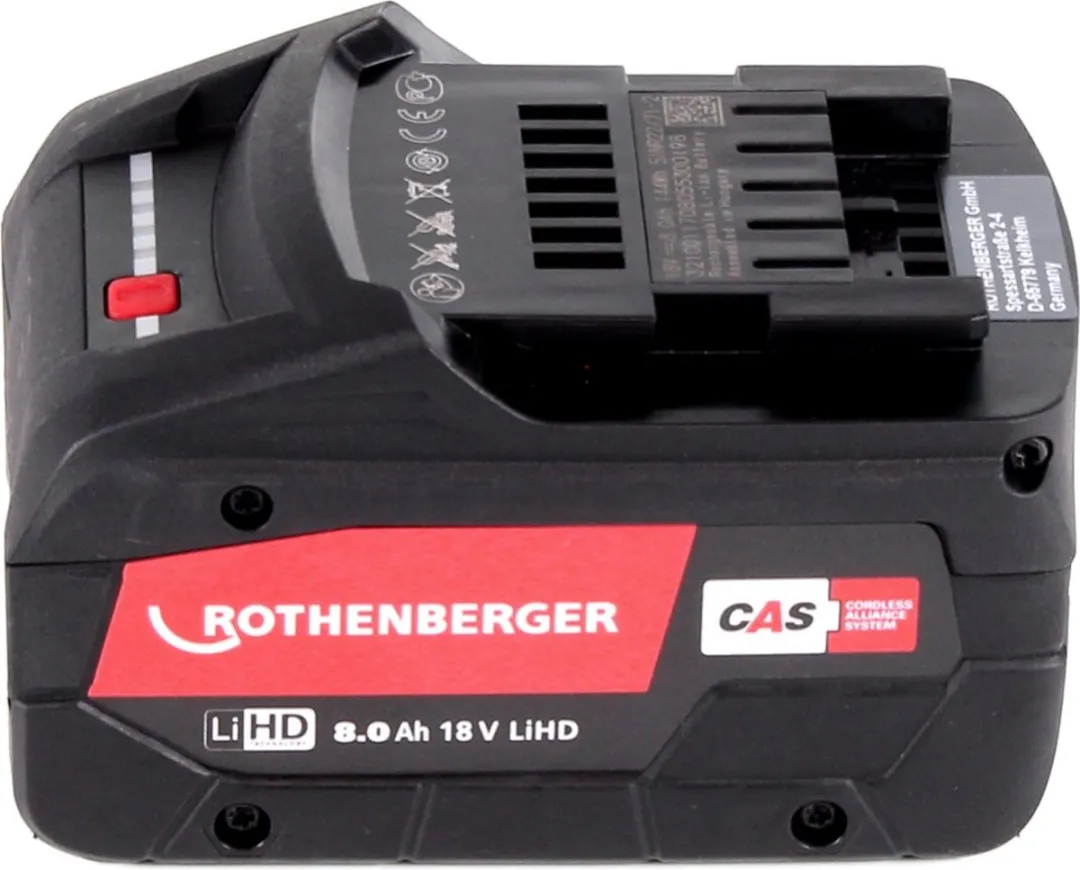 Rothenberger RO BP18/8 Li-HD Accu 18V 8.0Ah - afbeelding 6 van 6