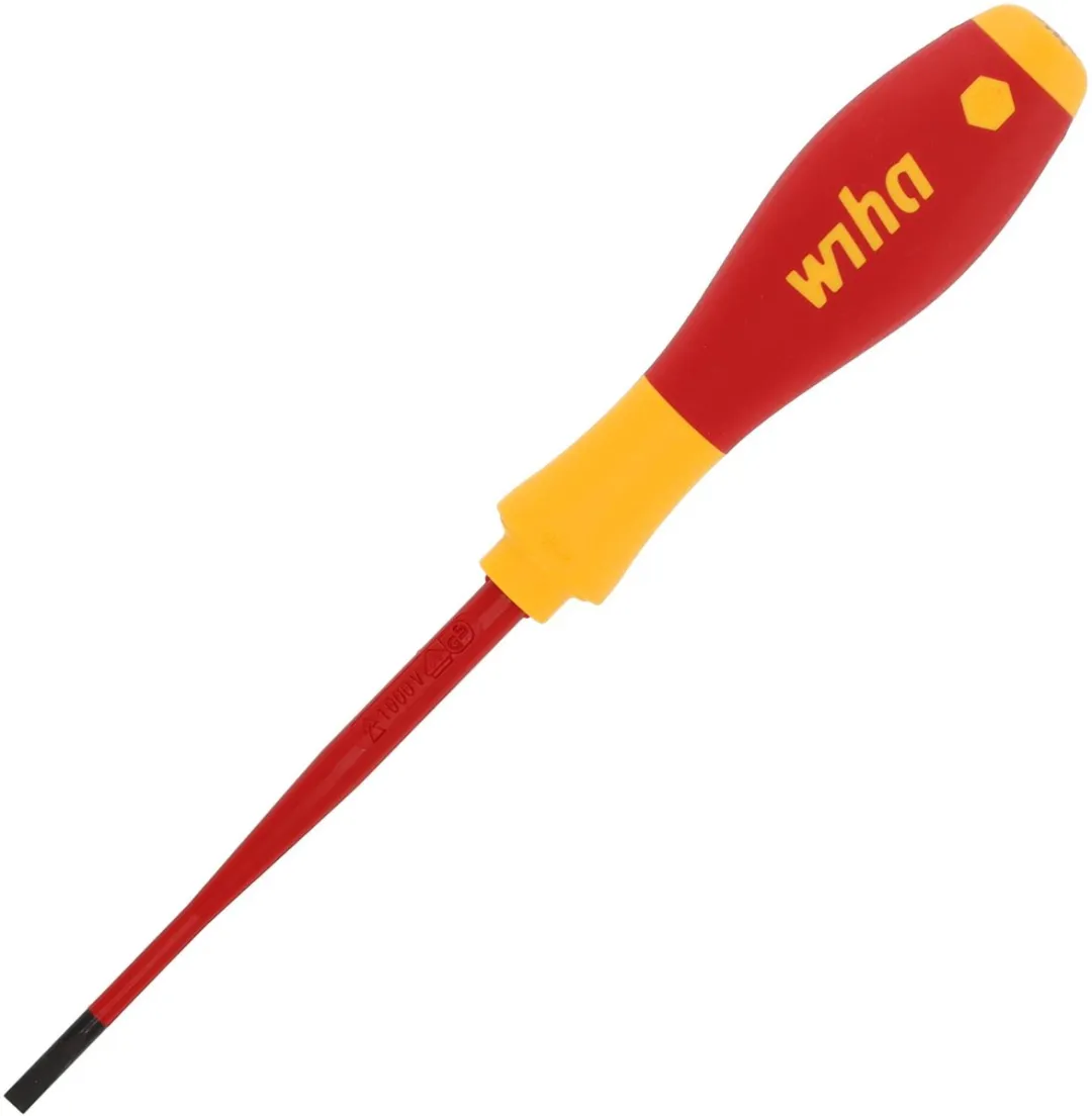 Wiha SoftFinish electric slimFix Schroevendraaier 4.0mm x 100mm