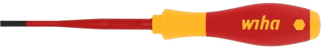 Wiha SoftFinish electric slimFix Schroevendraaier 4.0mm x 100mm - SL