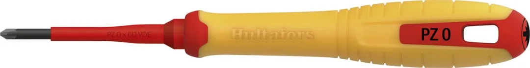 Hultafors VDE Pozidriv Schroevendraaier PZ0 60mm