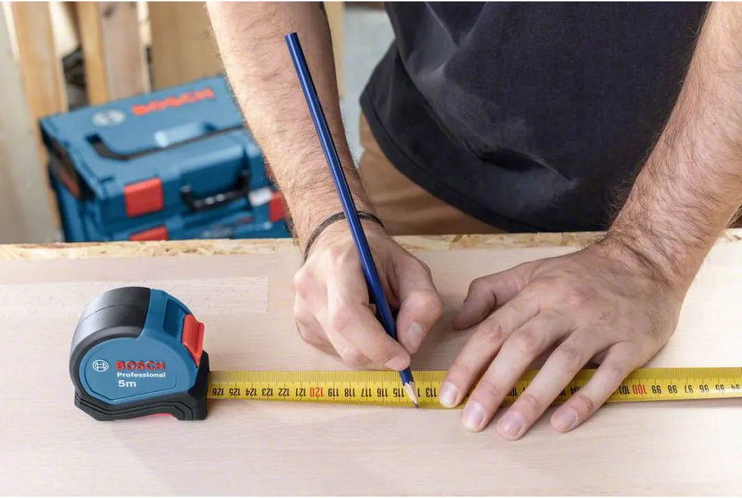 Bosch Professional Rolmaat 5m Magnetisch - Zwart/Groen - afbeelding 6 van 6