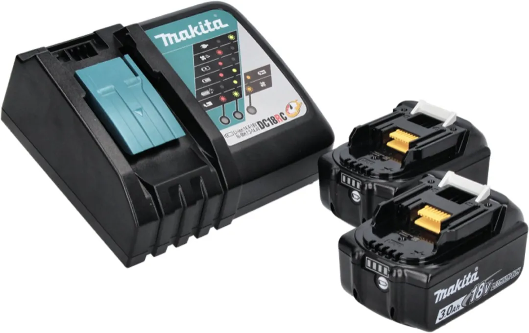 Makita DML 809 RF LED Bouwspot 18V - 10.000 Lm - 2x 3.0Ah Accu
