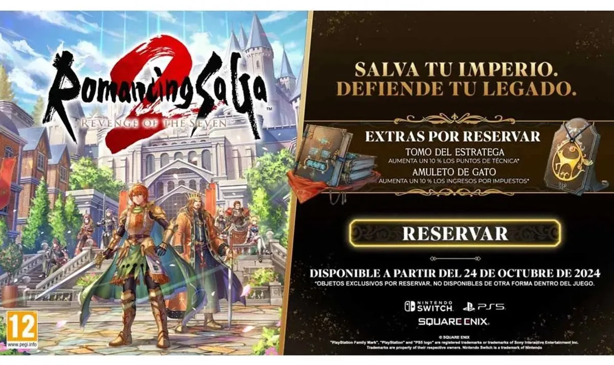 PlayStation Games Romancing Saga 2: Revenge of the Seven - PAL - Veelkleurig - afbeelding 3 van 6