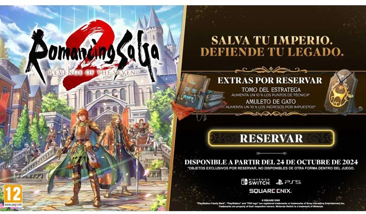 PlayStation Games Romancing Saga 2: Revenge of the Seven - PAL - Veelkleurig - afbeelding 2 van 6