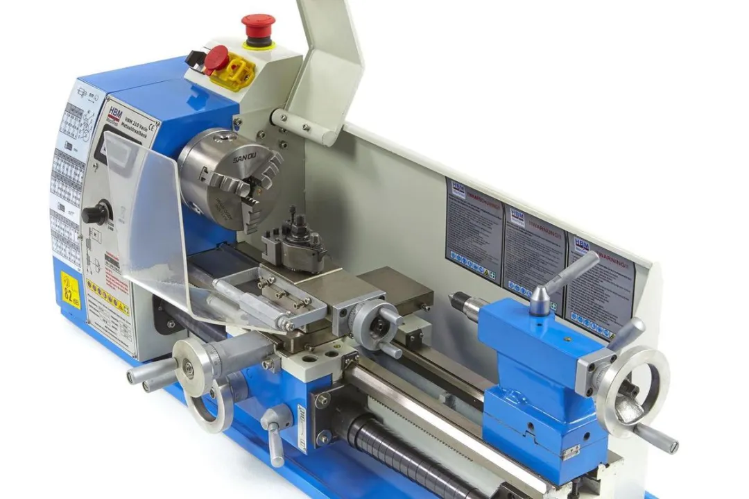 HBM 210 Vario Metaaldraaibank - 600W - A0 Snelwisselhouder