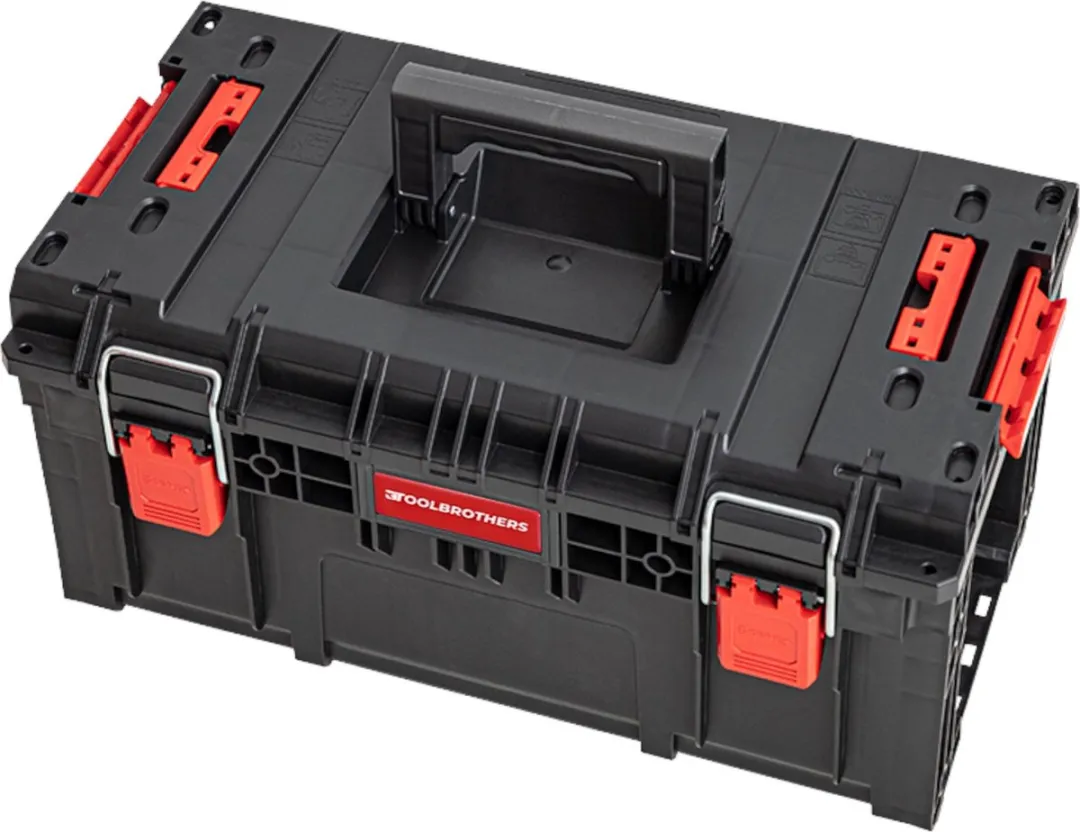 Toolbrothers RHINO XL Gereedschapskoffer ECO Vario+ L 28L - IP66 - Rood/Zwart - afbeelding 5 van 6