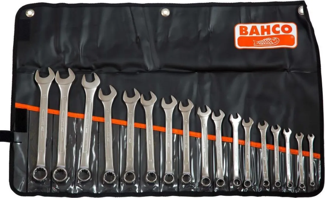 Bahco Combinatiesleutelset 17-delig 111M/17T