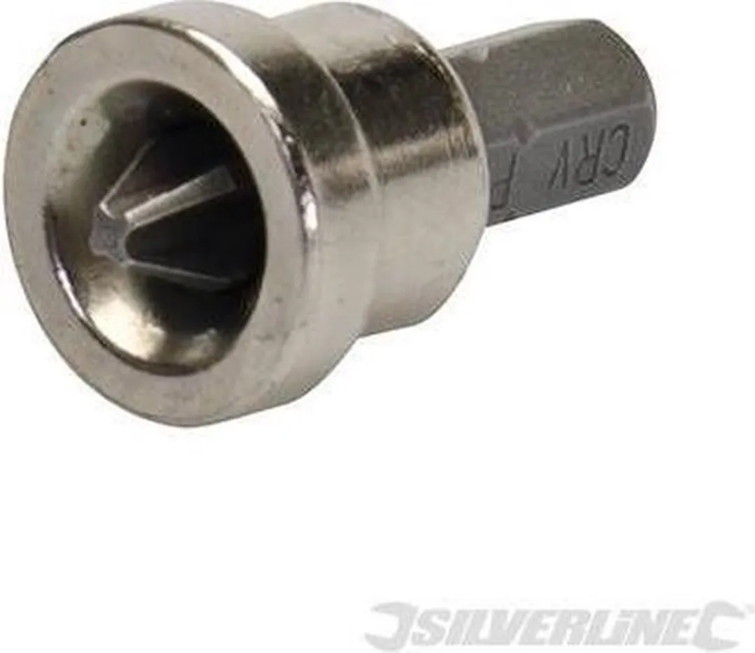 Silverline Gipsplaat Schroefbit PH2 719786 - Chroom-vanadiumstaal