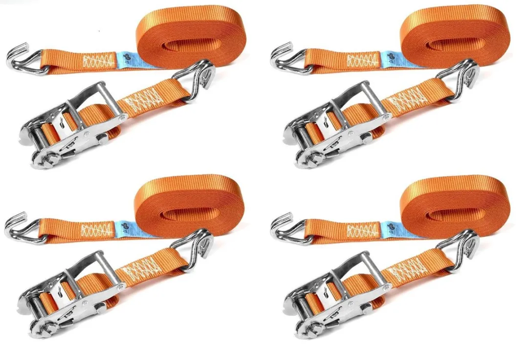 Jumbo Sjorband 6m 38mm - 4 Stuks 2000kg - Oranje