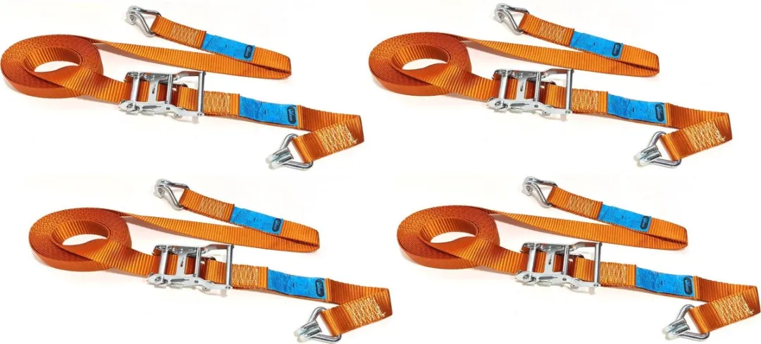 Jumbo Sjorband 6m 38mm - 4 Stuks 2000kg - Oranje