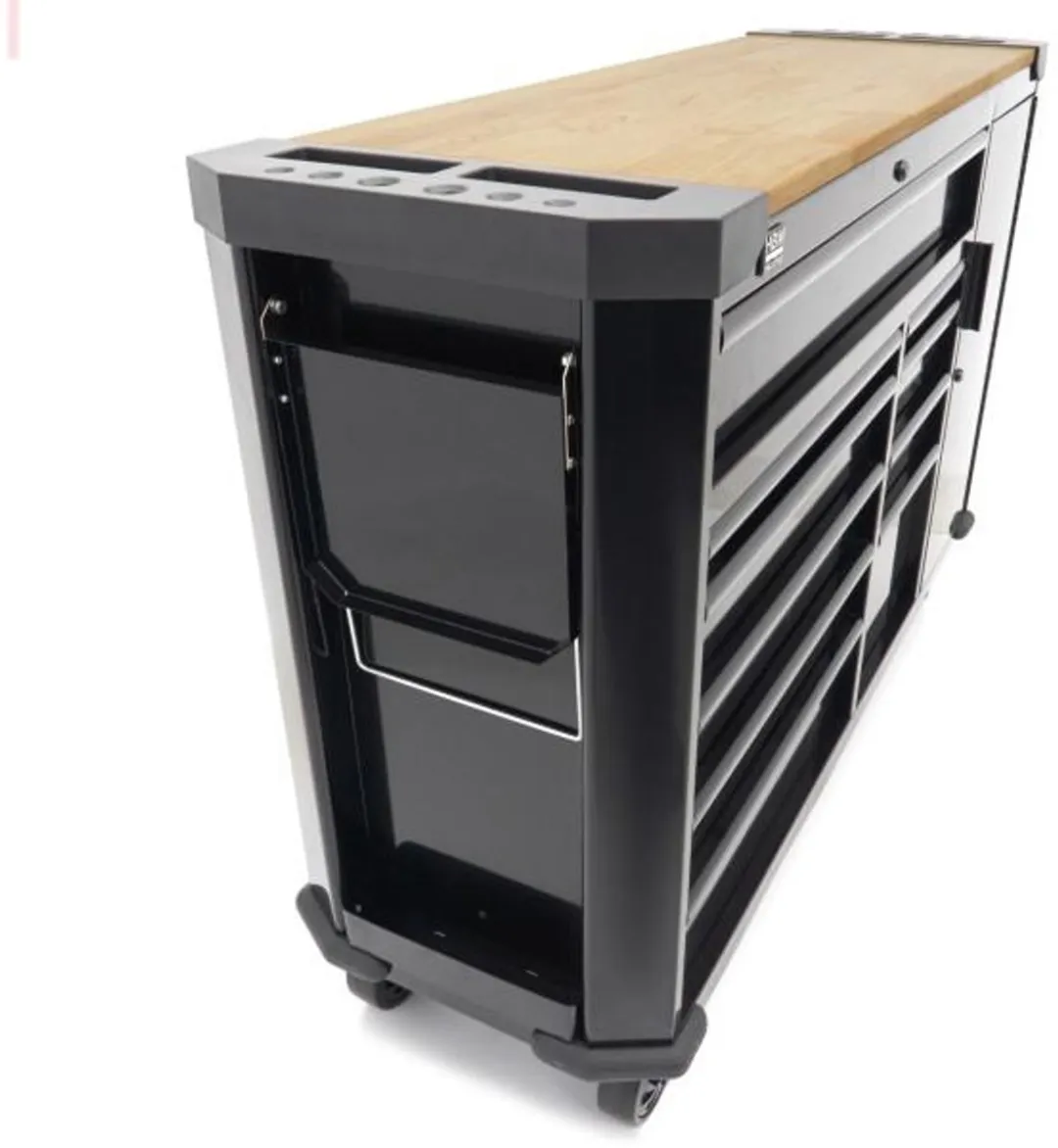 HBM Gereedschapswagen 10 Lades 147cm - Zwart