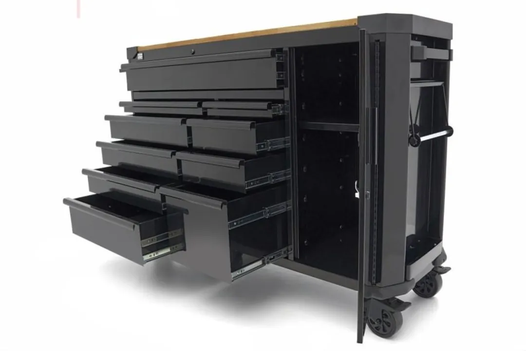 HBM Gereedschapswagen 10 Lades 147cm - Zwart