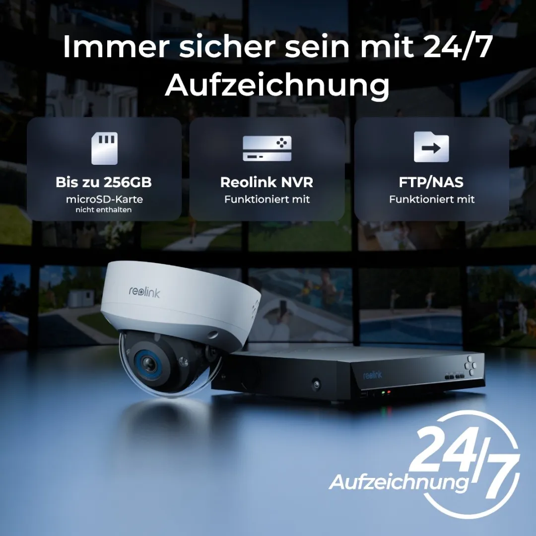 Reolink RLC-1240A Domecamera 12MP - 145° Beeld - Wit