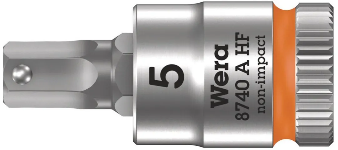 Wera 8740 A 05003335001 Inbus Dopsleutel-bitinzet 5mm