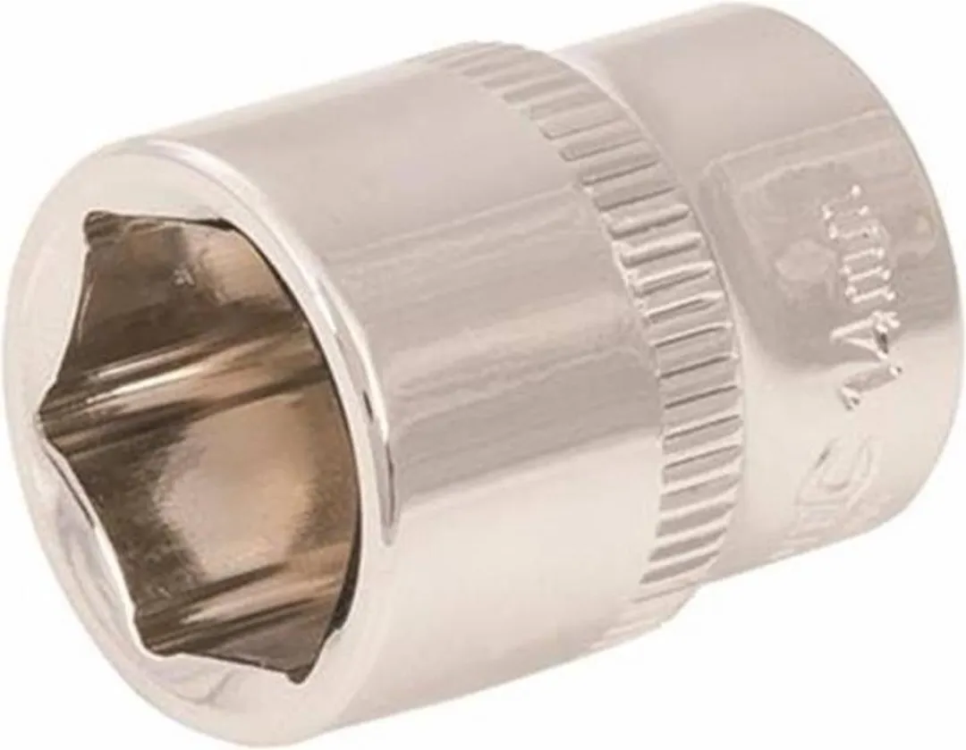 Silverline Zeskantige 1/4" Metrische dop 14 mm