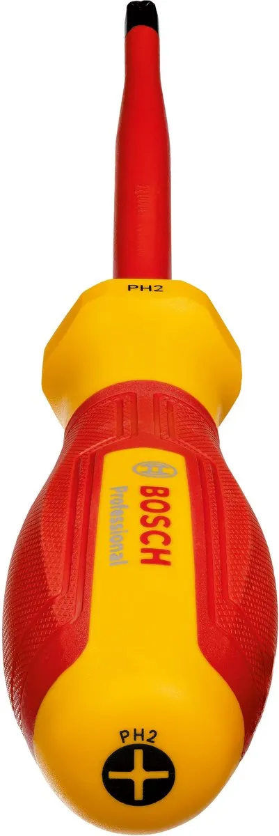 Bosch Professional PH2 VDE Schroevendraaier - Geel/Rood
