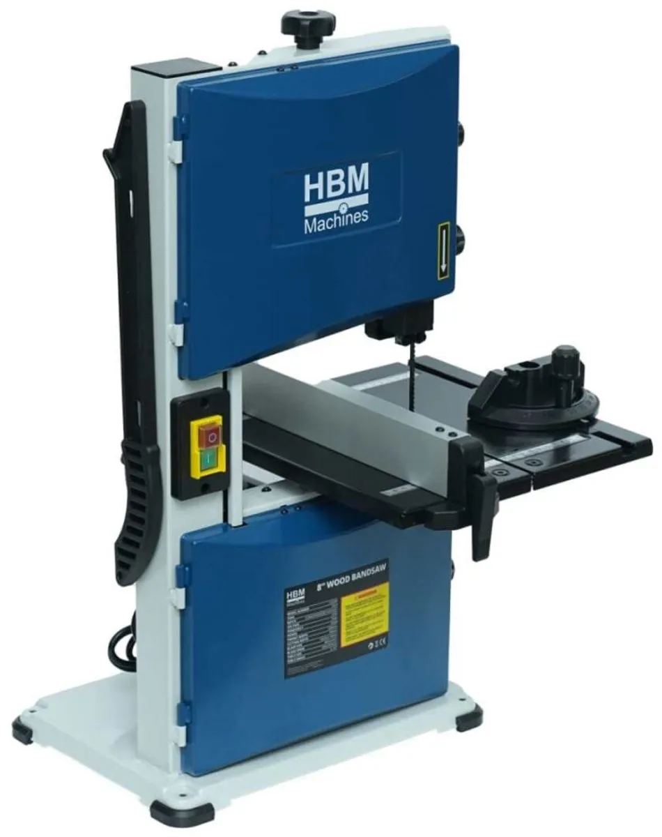 HBM H132546 Houtbandzaagmachine 8" - 300W - 85mm Zaaghoogte