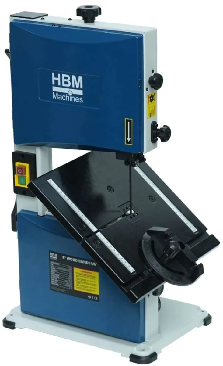 HBM H132546 Houtbandzaagmachine 8" - 300W - 85mm Zaaghoogte