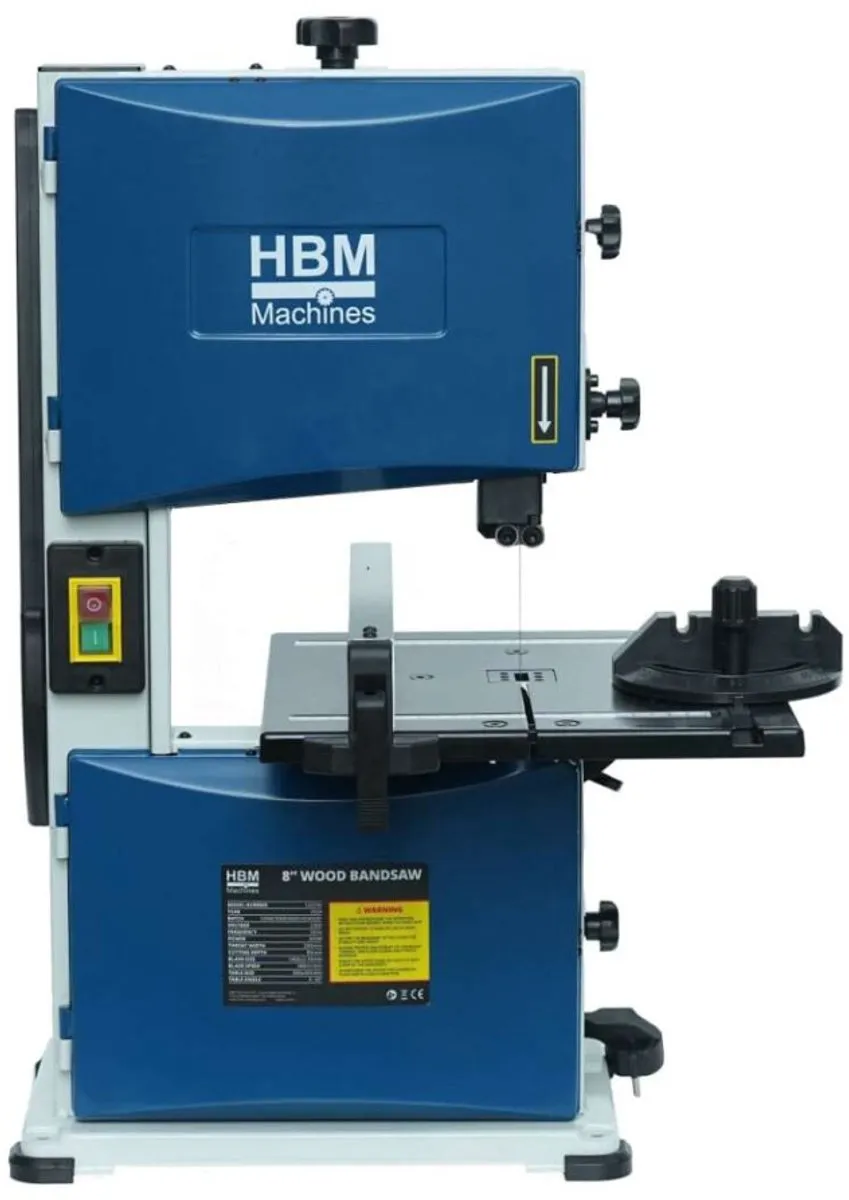 HBM H132546 Houtbandzaagmachine 8" - 300W - 85mm Zaaghoogte