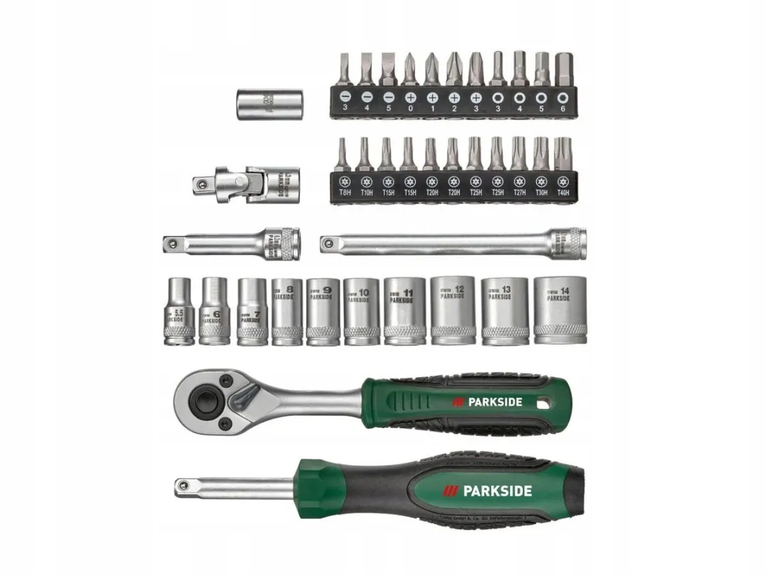 PARKSIDE Dopelset 39-delig - Ratel & Bits