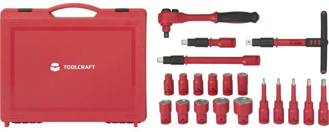 TOOLCRAFT Steeksleutels Metrisch Set 12,7mm - 3-delig