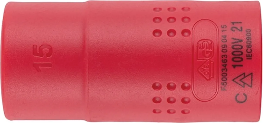 Würth VDE Geïsoleerde Dopsleutel 15mm 1/2" - 1 Stuk