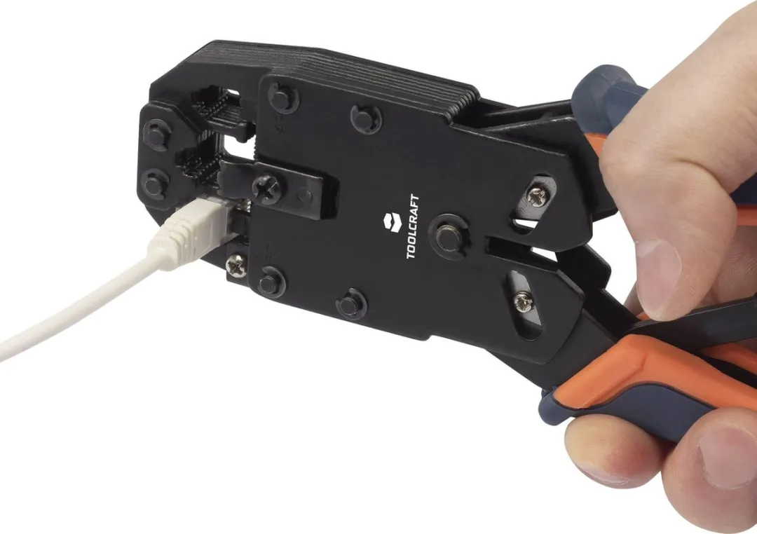 TOOLCRAFT TO-4988586 Krimptang Modulaire stekkers - RJ10/RJ11/RJ12