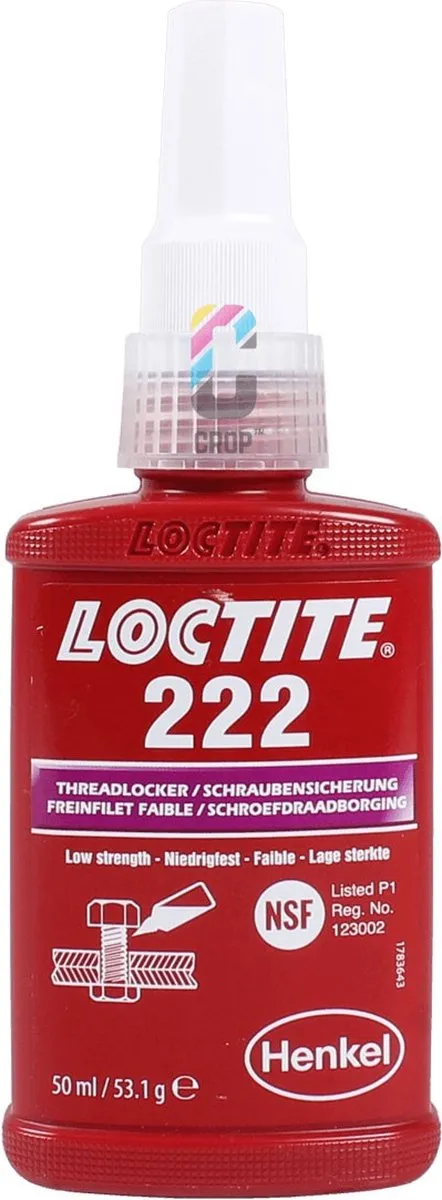 Loctite 222 Schroefdraadborgmiddel Paars 50ml