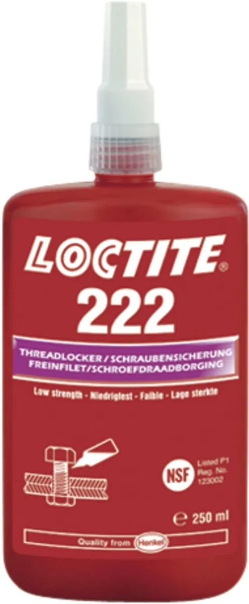 Loctite 222 Schroefdraadborgmiddel Paars 50ml