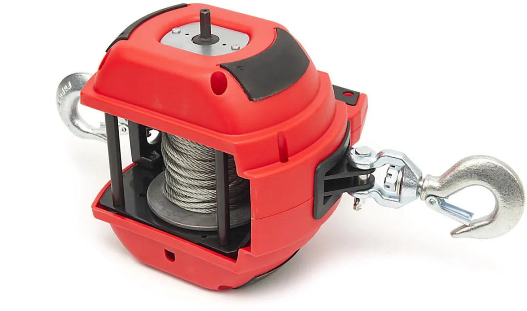 HBM Draagbare Lier 225kg - Boorhamer - Rood