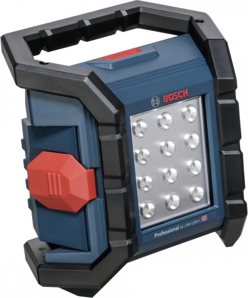 Bosch Professional GLI 18V-1200 C LED Bouwlamp - 12 Lichtpunten - Zwart