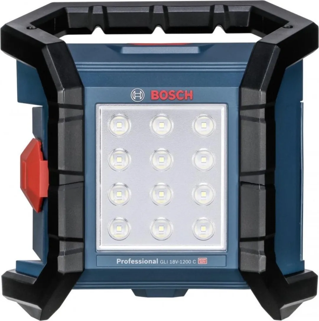 Bosch Professional GLI 18V-1200 C LED Bouwlamp - 12 Lichtpunten - Zwart