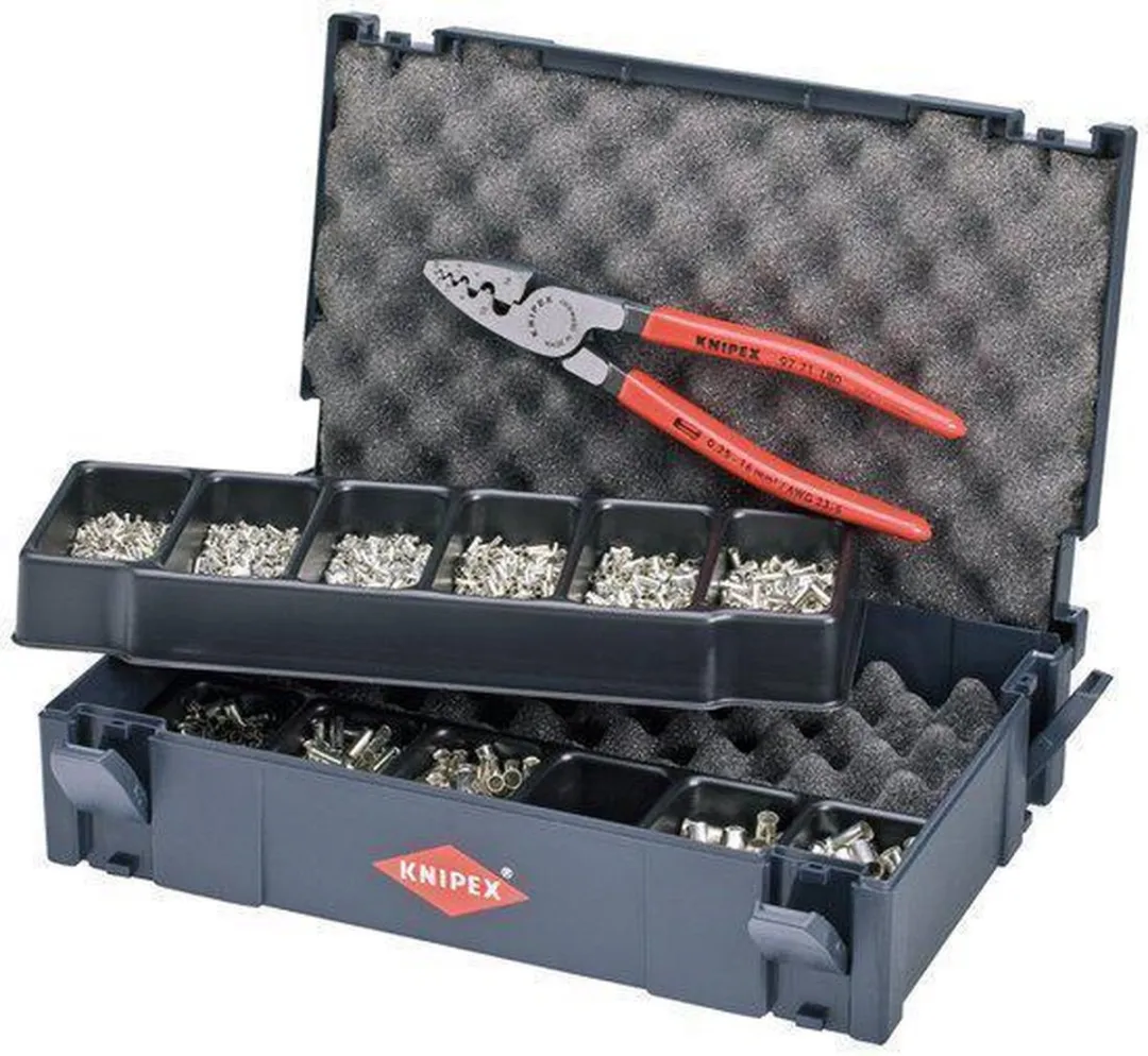 Knipex Krimpset 979005 - Krimptang + Hulzen