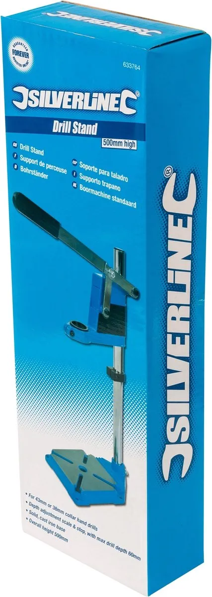 Silverline Boormachine 500mm - Boordiepte 60mm - afbeelding 6 van 6