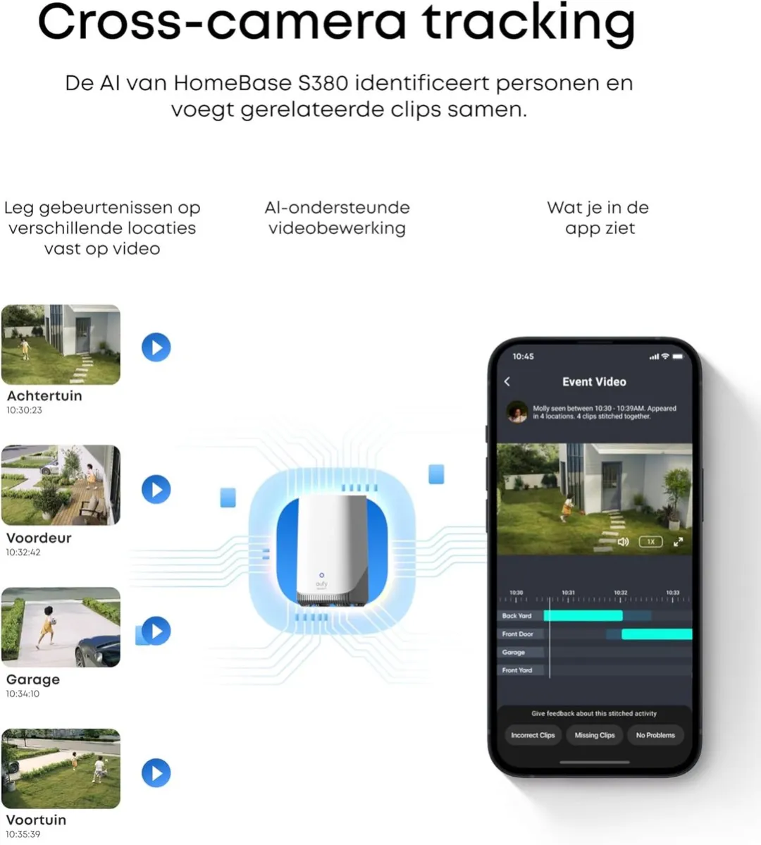 Eufy SoloCam E42 T8173321 PTZ Beveiligingscamera - 4K Wit