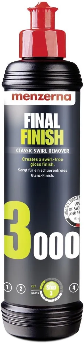 Menzerna Final Finish 3000 Polijstpasta 250ml - Meerkleurig