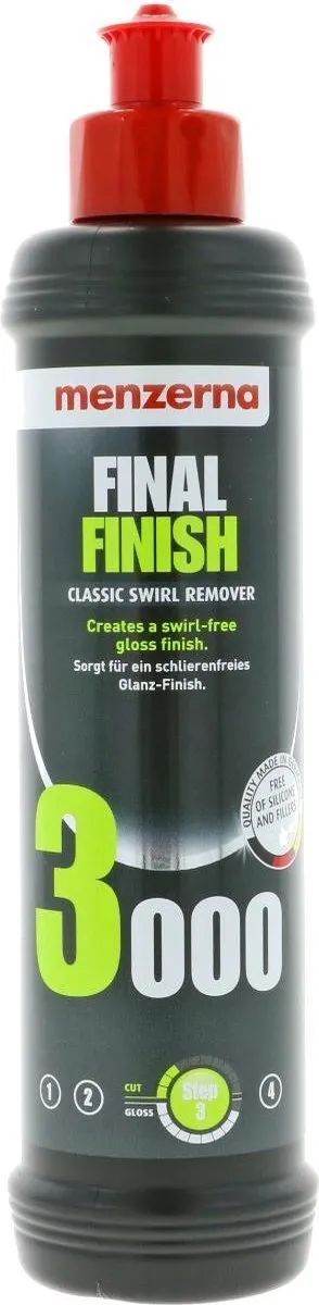 Menzerna Final Finish 3000 Polijstpasta 250ml - Meerkleurig