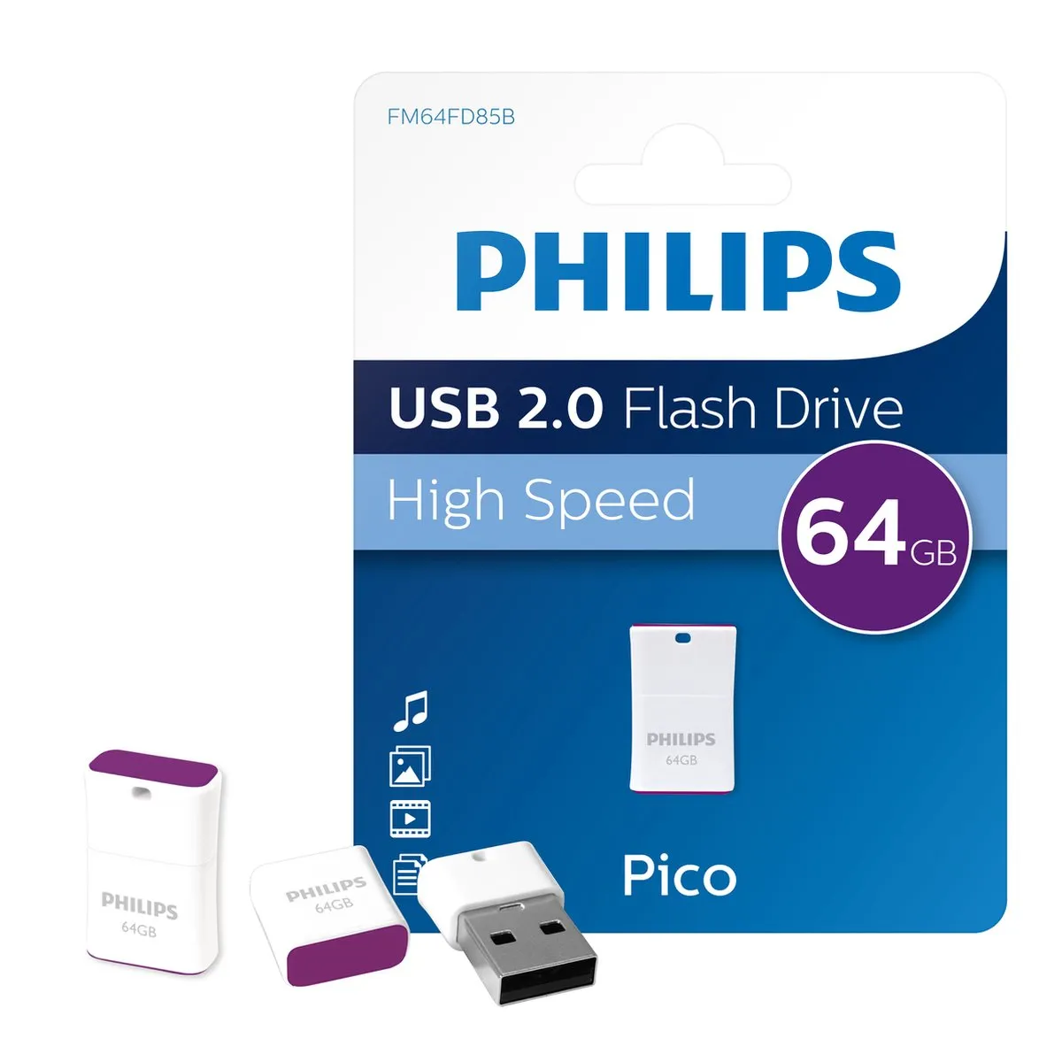 Philips Pico FM64FD85B USB Stick 64GB