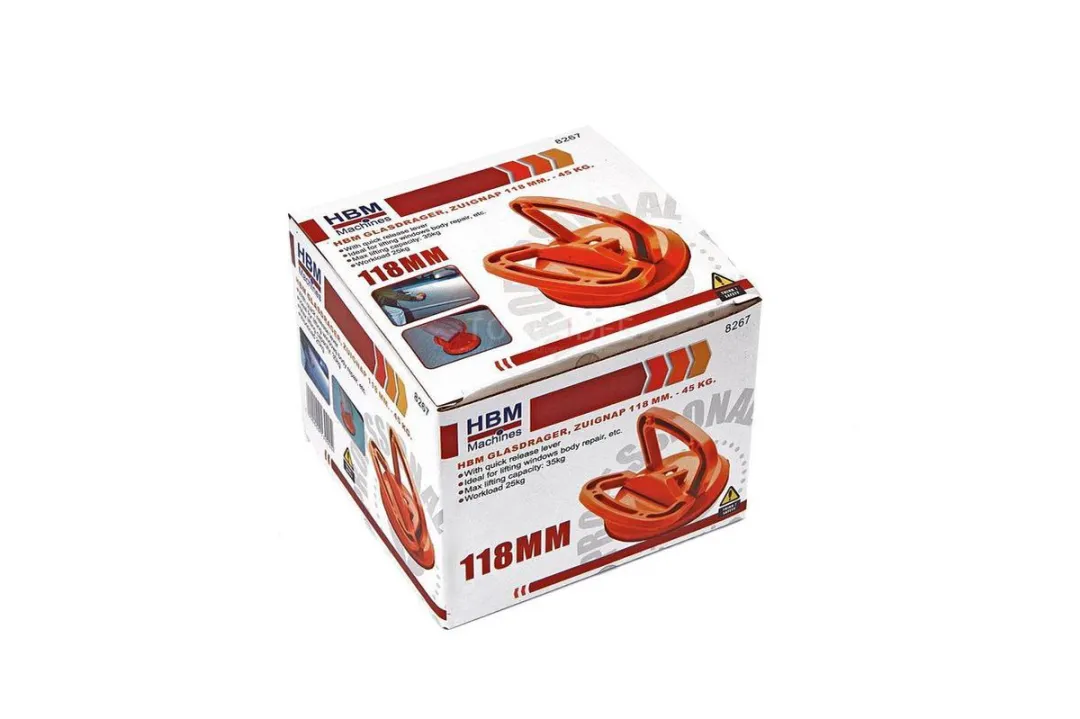 HBM Glasdrager Zuignap 118mm - 35kg