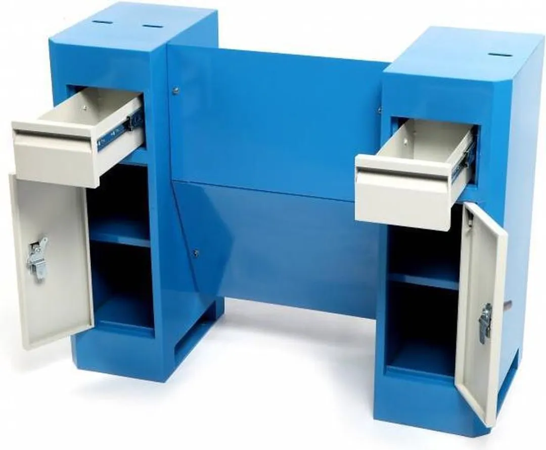 HBM 250 DeLUXE Onderzetkast 3 Lades - Blauw/Wit