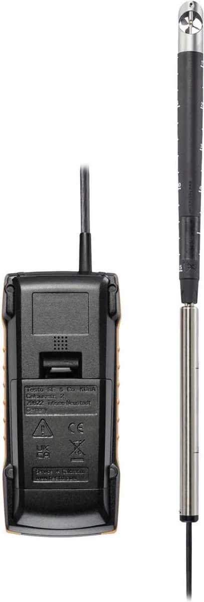 Testo 416 Windmeter 0.6-40 m/s - 16mm vleugelrad