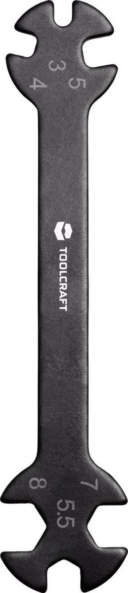TOOLCRAFT TO-5693100 Dubbele Ringsleutel 3-8mm