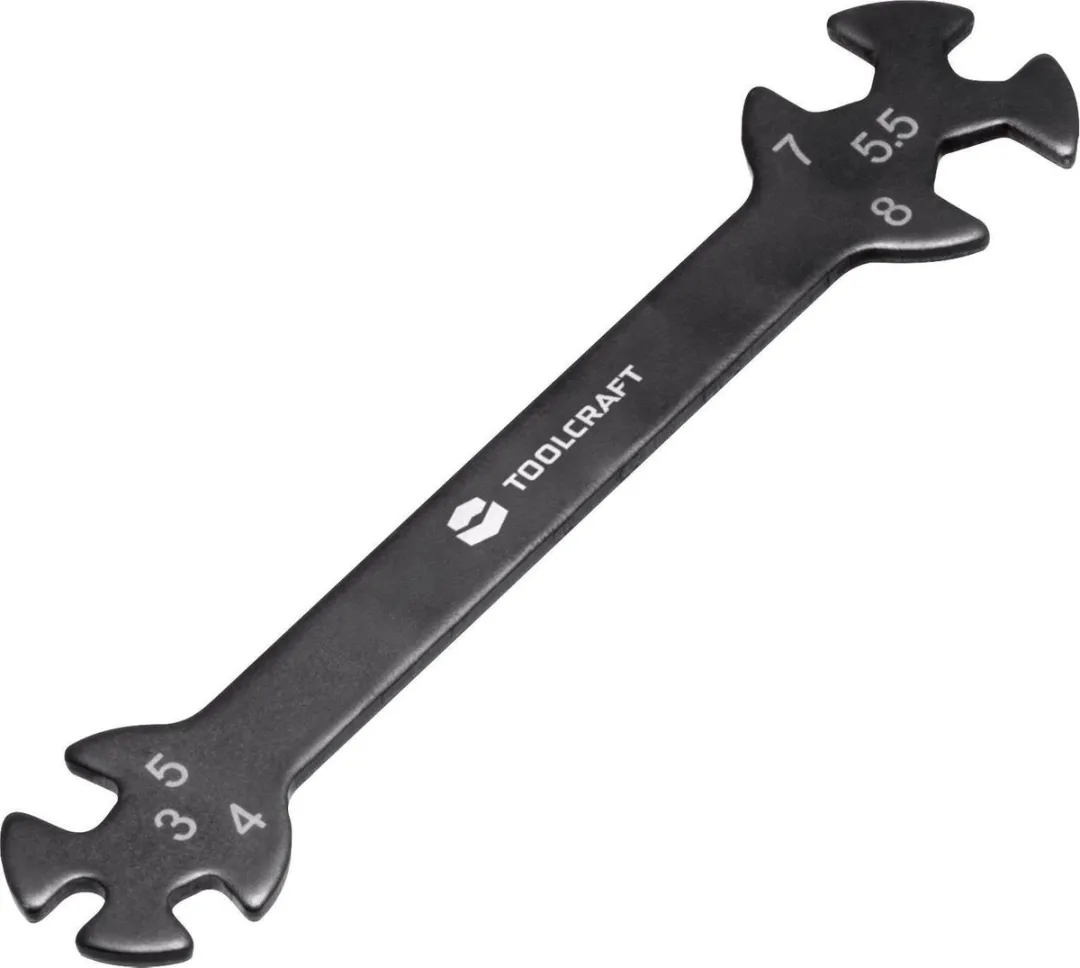 TOOLCRAFT TO-5693100 Dubbele Ringsleutel 3-8mm