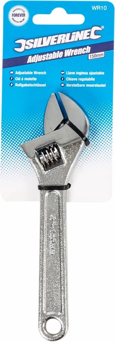 Silverline Verstelbare Moersleutel 150mm - 17mm